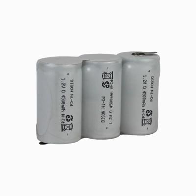 中国 -40C 低温 再充電可能な NiCd D KRH33/62 3.6V 4.5Ah バッテリーパック 緊急照明 販売のため