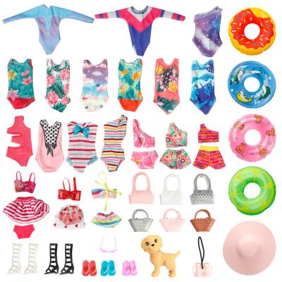 China Cartoon Toy Commercial Wholesale Summer Beach Dress Swimsuit Girl Doll Accessories For 11.5 Inch Dolls for sale