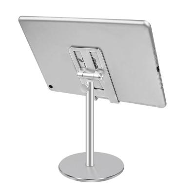 China Adjustable Aluminum Tablet Stand Metal Mobile Phone Tablet Mount For Desk for sale