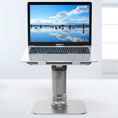 China (Size) 360 Swivel Adjustable Ergonomic Computer Stand For Laptop Aluminum Laptop Raised Laptop Stands Adjust Riser Stand for sale