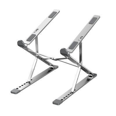 China Aluminum Adjustable Stand (Height) Adjustable Portable Folding Laptop Stand Adjustable Laptop Stand for sale