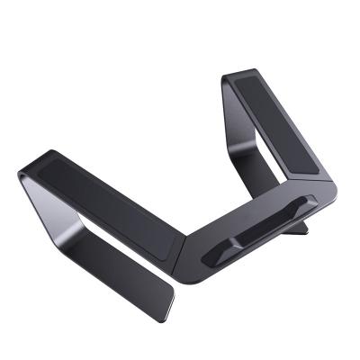 China Other Ergonomic Laptop Stand For Desktop Laptop Detachable Riser Aluminum Laptop Stand for sale