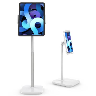 China Aluminum Portable Metal Tablet Telescopic Stand Tablet Phone Holder for sale