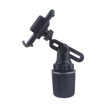 China New Design Adjustable 360 ​​Degree 2-4inch Plastic Cell Phone Mount Car Multifunctional Adjustable Cup Holder for sale