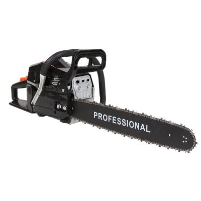 China Cordless 2-Stroke Garden Gasoline Petrol Chainsaw Outdoor Handled Powerful Chainsaw for sale