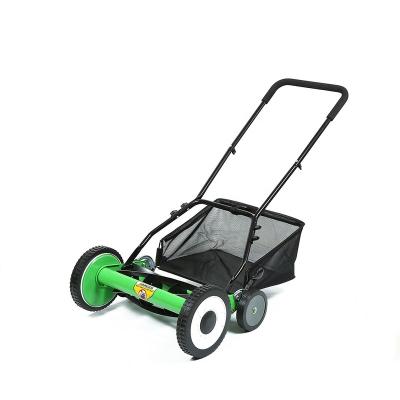 China Factory Box Grass Cordless Iron 65Mn Material Hand Push Lawn Mower Supply Yard Household Lawn Mower Directly for sale