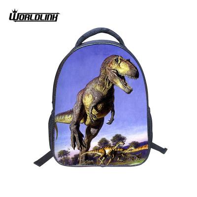 China Cute Child Anti-theft Dinosaurs 3D Animal Prints Cartoon School Backpack Bookbag for Boys and Girls for sale