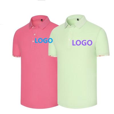 China Anti-Wrinkle OEM Customized High Quality Golf Mens Lapel Solid Color Polo Shirt Cotton Polo Shirt for sale