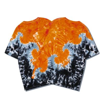 China High Street Fashion Mens Cotton Tie Dye T Shirts 100% Sustainable T Shirt for sale