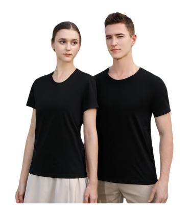 China Viable Oversized Simple Short Men's Shaper Cooling T-Shirt Set For Woman for sale