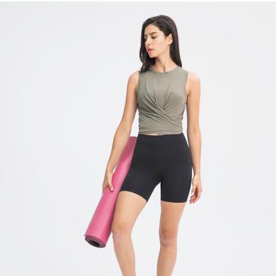 China Sports 2022 New Women Breathable Yoga Beautiful Shaper Sleeveless Top Vest For Sale for sale