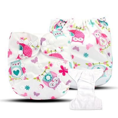 China Free Sample Printed Bamboo One Size Fit All Diapers Baby Cloth Diaper Waterproof Baby Diapers In Stock for sale