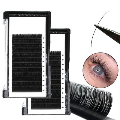 China Lash Trays Lashes Russian Silk Classic Lash Extensions Private Label Eyelashes Lash Supplies Volume Mink 20mm Eyelash Extension for sale