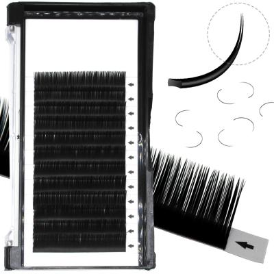 China Classic eyelashes wholesale classic eyelash extension flat volume light strands cashmere eyelash extension for sale