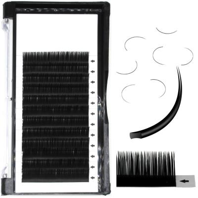 China GUASIE Eyelashes 0.15/0.20mm Classic Deep Flat Black False Eyelash Extension with Matte Color Black for sale