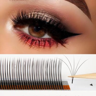 China Fans Colorful Easy Fanning Eyelash Extension Automatic Self Handing Making Quick Blooming Flower Pre-Glued Lashes Mega Volume for sale