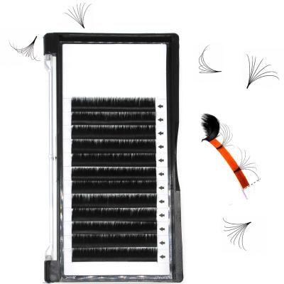 China Stable Easy Fan Russian Volume Lash Extension Private Label Easy Fanning Easy Eyelash Extension Fans Eyelash Extension for sale