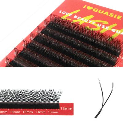 China GUASIE YY Feather Shape Hand - Woven Soft Light Weight Cross Y False Eyelash Mink Lashes Extension Natural Mesh Makeup Premium for sale