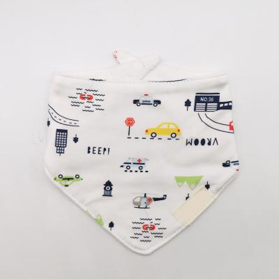 China Newborn Infants Cloth Bibs Baby Bandana Drool Bibs Washable 100% Cotton Drip Bibs for sale