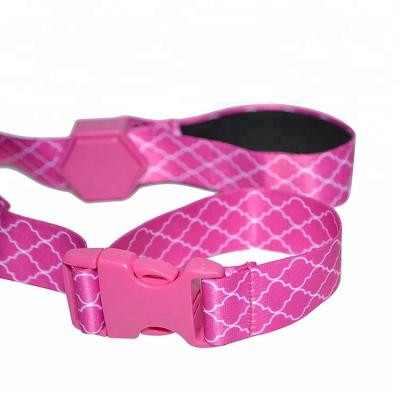 China BPA polyester print plaid baby toy leash/free customized bottle holder/cup sippy lanyard for sale