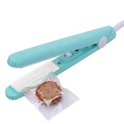 China Viable Hot Sealer Mini Electric Heat Sealing Machine Portable Amazon Sale Nougat Candy Snack Packing Bag for sale