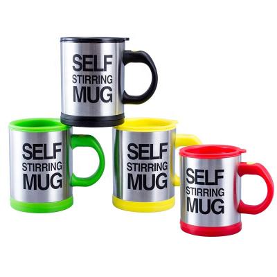 China Sustainable Funny Automatic Electric Blender Mug Stainless Steel Coffee Mug Self Stirring Mug for sale