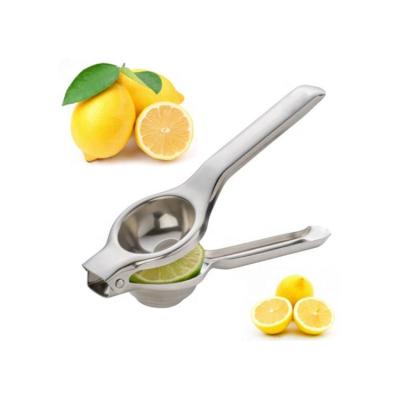 China Viable Lemon Squeezer Stainless Steel Hand Press Citrus Juicer Professional Manual Lemon Lime Squeezer for sale