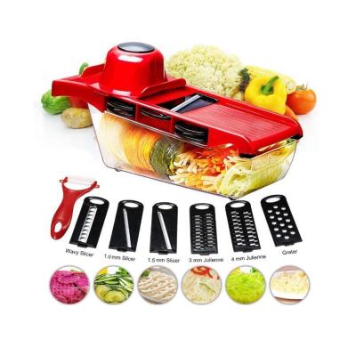 China Viable Mandoline Manual Slicer Kitchen Vegetable Chopper Dicer Cutter for sale