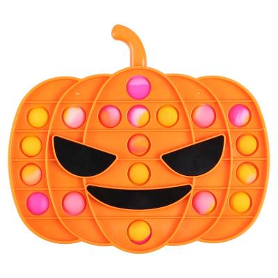 China Silicone Halloween Push Bubble Toys Adult Children Squishy Squeeze Relaxing Toy Antistress Pumpkin Ghost Fidget Toys for sale