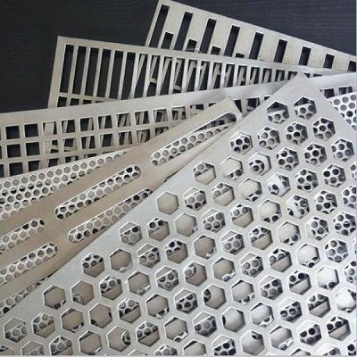 China Anodized Aluminum Plate Lighting Decorative Fence Aluminium Perforated Metal Sheet Plate for sale