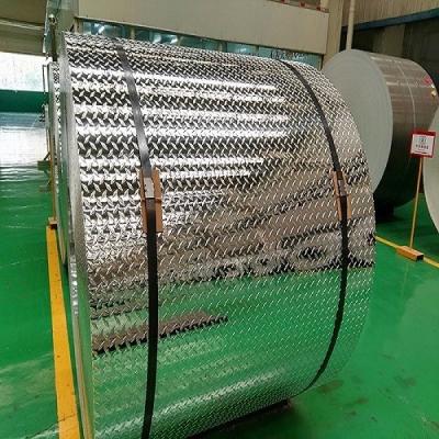 China ASME AA5754 Embossed Aluminum Coil AA6061 Aluminium Alloy Tread Plate 3003 Floor Sheet for sale