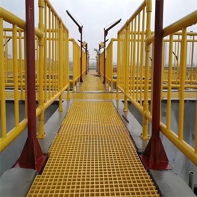 China FRP Pultruded Grating Corrosion Resistant Fiberglass Pultrusion Grating for sale