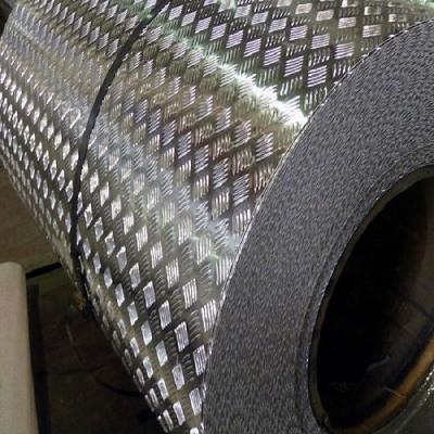 China Width 30mm 2300mm 5052 Bright Finish Aluminum Diamond Plate / 3003 Aluminum Checker Plate Coils for sale