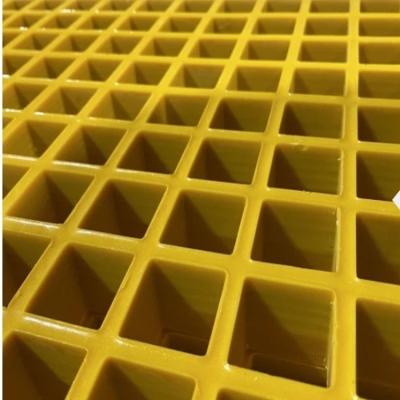 China Heavy Duty GRP Grating Ultimate Strength FRP Molded Grating for Industrial Use for sale