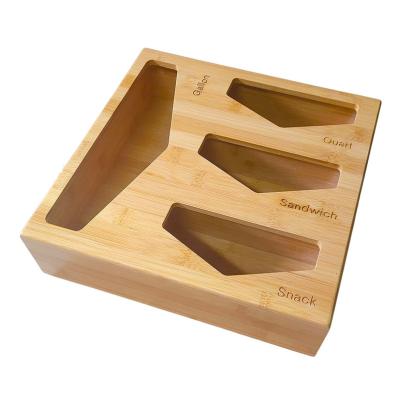 China Customization ZM3004 2022 Personalized Bamboo Storage Organizer for sale