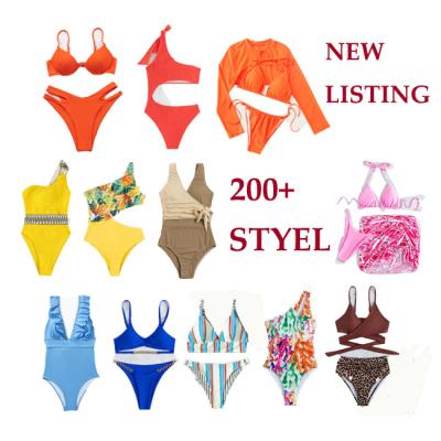 China 2022 Sexy Bikini Girls Swimwear OEM Fitness Swimwear Women Antibacterial Ribbed Tankinis Beach Wear Sporty Custom Swimsuit Swimwear Set for sale