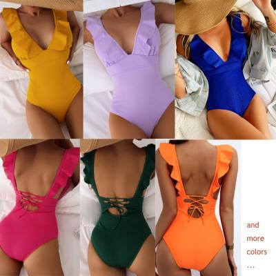 China Antibacterial Good Selling Price Polyester High Quality Women Swimming Swimsuit Bikini One Piece Swimsuit for sale