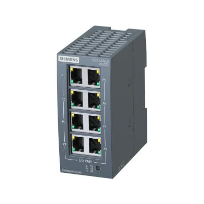 China 6GK5008-0BA10-1AB2 Siemens SCALANCE XB008 Unmanaged Industrial Ethernet Switch 100% for sale