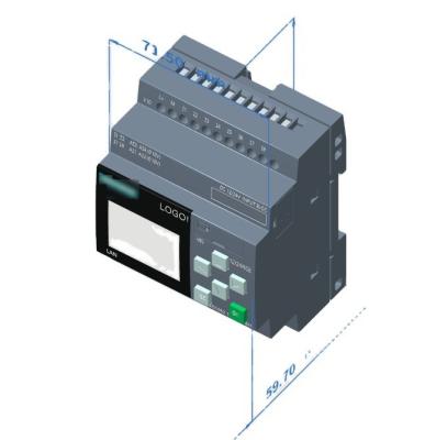 China Direktversorgung LOGO V8.1 12/24RCEO Logikmodul I/O Nummer andere 6ED1052-2MD08-0BA2 zu verkaufen