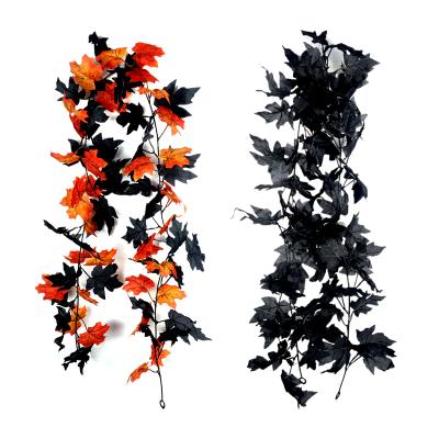 China 2021 Indoor Decoration Hot Sale Pumpkin Vine Home Decor Garland Wreaths Decoration Christmas Fruit Fall Wreath Halloween Wall Hanging Decoration for sale