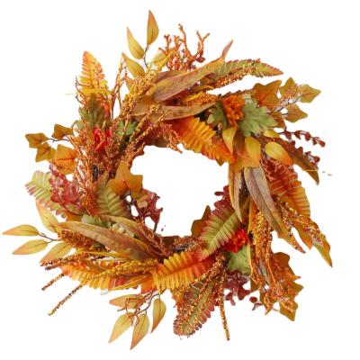 China Indor Decoration Harvest Festival 50cm Garland Pumpkins Decor for sale