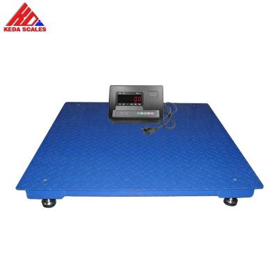 China High Quality Heavy Duty Type Mild Steel Digital Floor Scale OIML Listed Floor Scale for sale