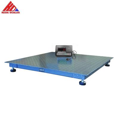 China High Quality Heavy Duty Mild Steel Scale OIML Certified Manufacturer KEDA Floor Scale for sale