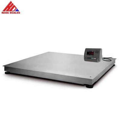 China High Quality Mild Steel 5 Ton OIML Digital Industrial Platform Floor Weighing Scale for sale