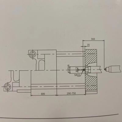 China Automatic small Injection Molder With 55-60MM Screw Diameter for sale