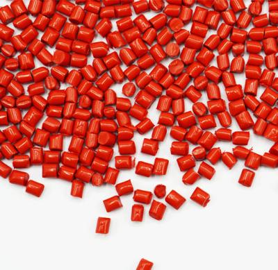 China Manufacturer PP PE Red Color Masterbatch Plastic Granule Raw Materials zu verkaufen