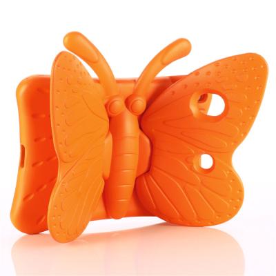 China 2021 Popular EVA Butterfly Shape EVA Tablet Case Butterfly Stand Kids Tablet Case Cover For Apple iPad Mini iPad Bag 1234 for sale