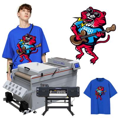 China Garment shops Baysoon price 65cm digital pet movie dtf printer good for T-shirt printing with 2 main I3200 for sale