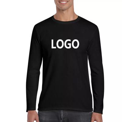 China Cheap Wholesale Printing Plain Full Sleeve t-Shirt For Men Long Sleeve t Shirt Custom Embroidery for sale