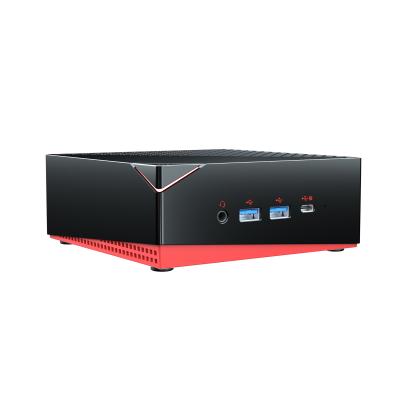 China Het Gokken Minipc USB3.0 M.2SSD 2 X LAN WiFi 6 DP HDMI van AMD Ryzen 5600U Te koop